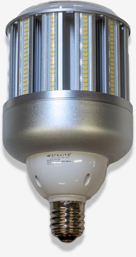 LED corn lamp with multiple rows of surface mount LED chips in a 360 degree pattern